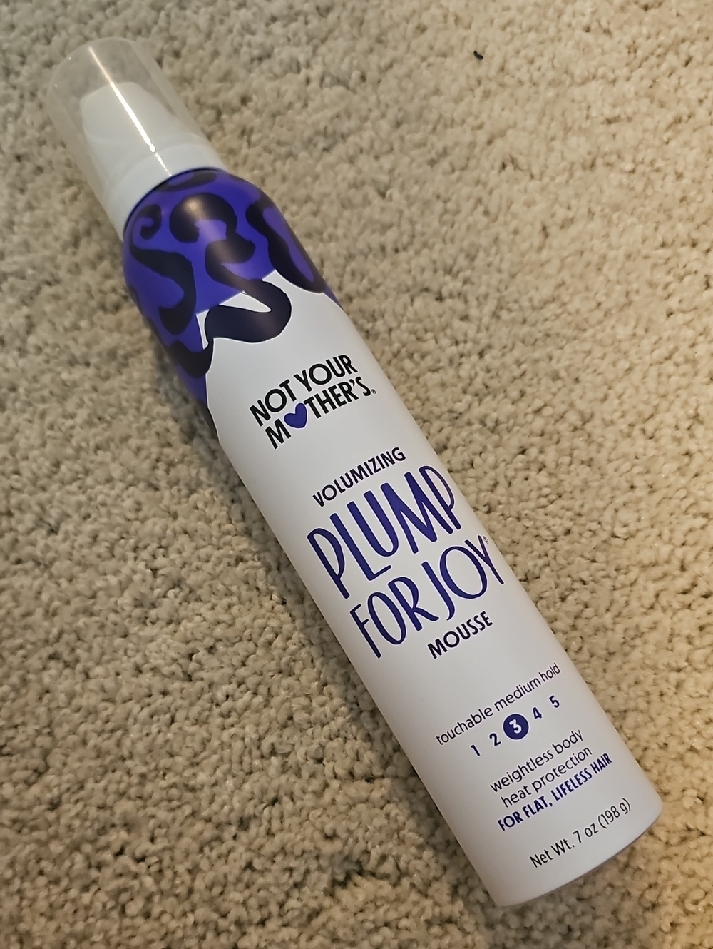 Not Your Mother's Plump For Joy Volumizing Mousse - Purple & White